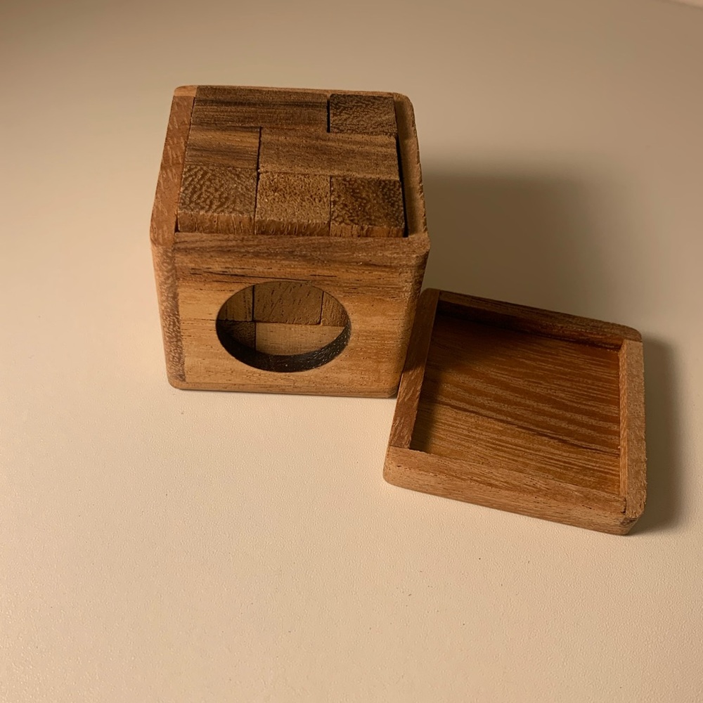 Handcrafted Wooden Puzzle Box Set - Picture 4 of 7